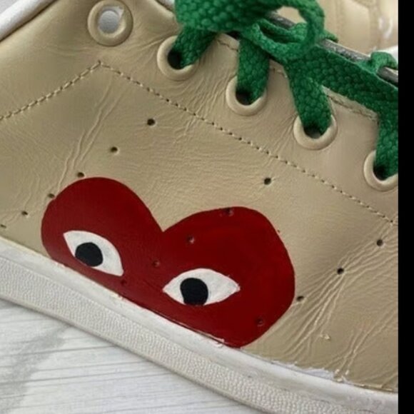 ADIDAS COMME DES GARCONS KICKSTRIKER SNEAKER SIZE 12 US (45 EU )NEW WITH DEFECTS - Picture 2 of 10